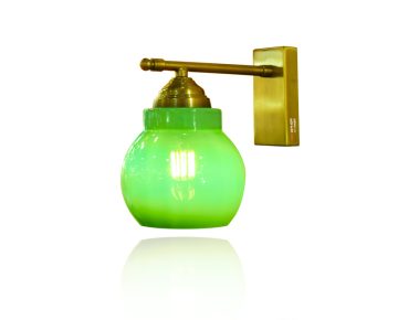 מנורת קיר E27 ירוקה